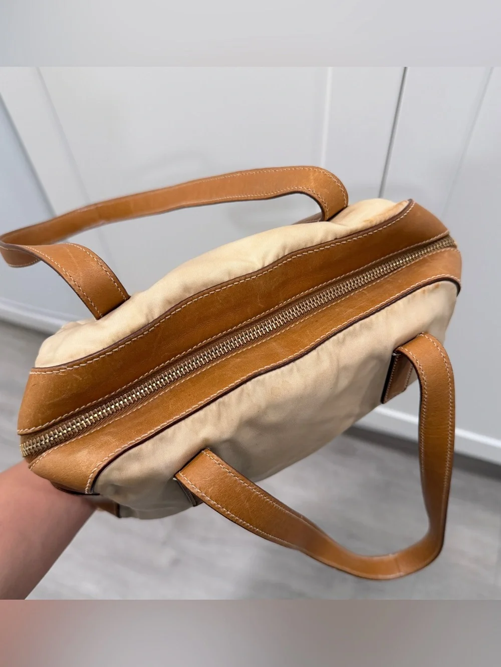 Prada vintage beige